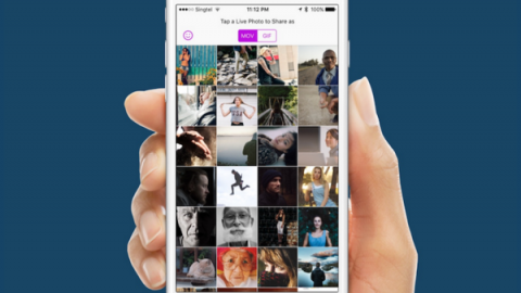 تطبيق لتحويل صور Live Photos إلى صور GIF