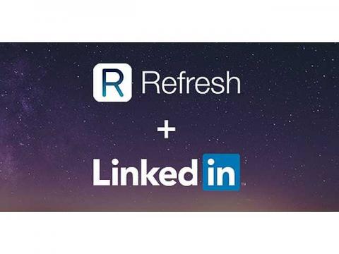 LinkedIn ... تستحوذ على تطبيق المعرفة الاجتماعية Refresh