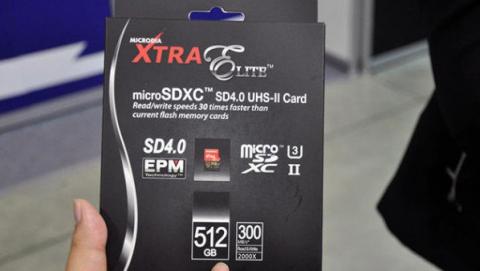 مايكروديا تعلن عن بطاقة ذاكرة من نوع microSD بسعة 512 جيجابايت