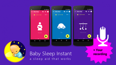 تطبيق Baby Sleep Instant لمساعدة طفلك على النوم فورًا