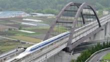 قطار ياباني يحطم رقمه العالمي في السرعة